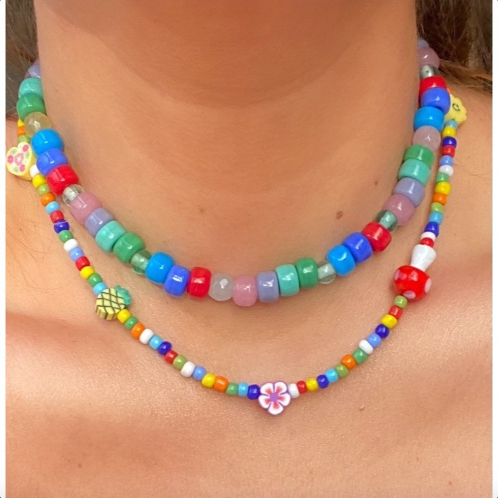 West Coast Collective Choker Handmade in Vancouver - Mushroom - Multicolour